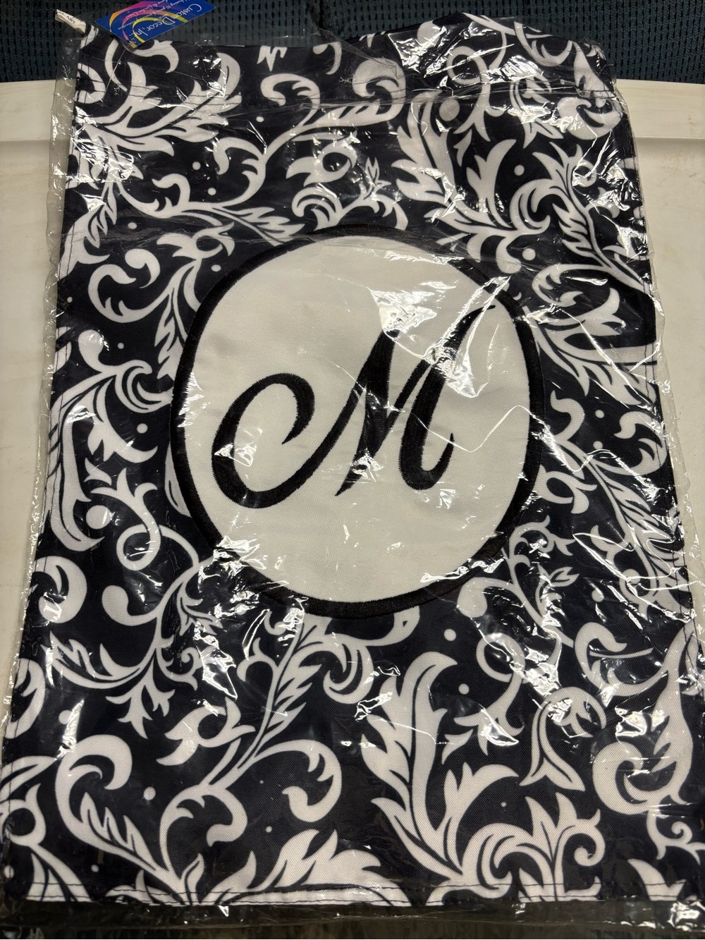 Outdoor flag initial M